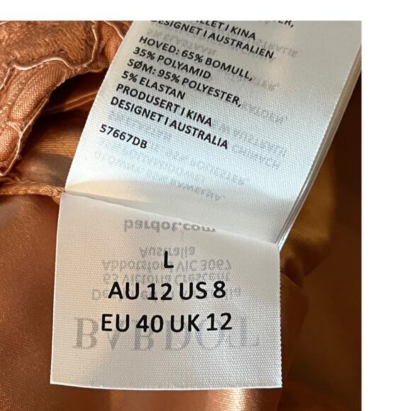 Bardot dress brown Riveria Corset size 8 L - Picture 11 of 13